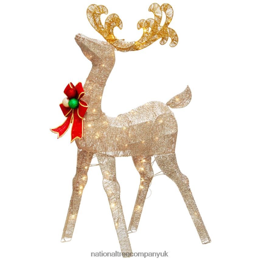 decoration | National Tree Company 48in Reindeer Decoration with White LED Lights F2L4F614